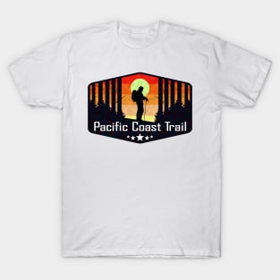 Pacific Coast Trail California Oregon Washington Hiking Hike Hiker T-Shirt